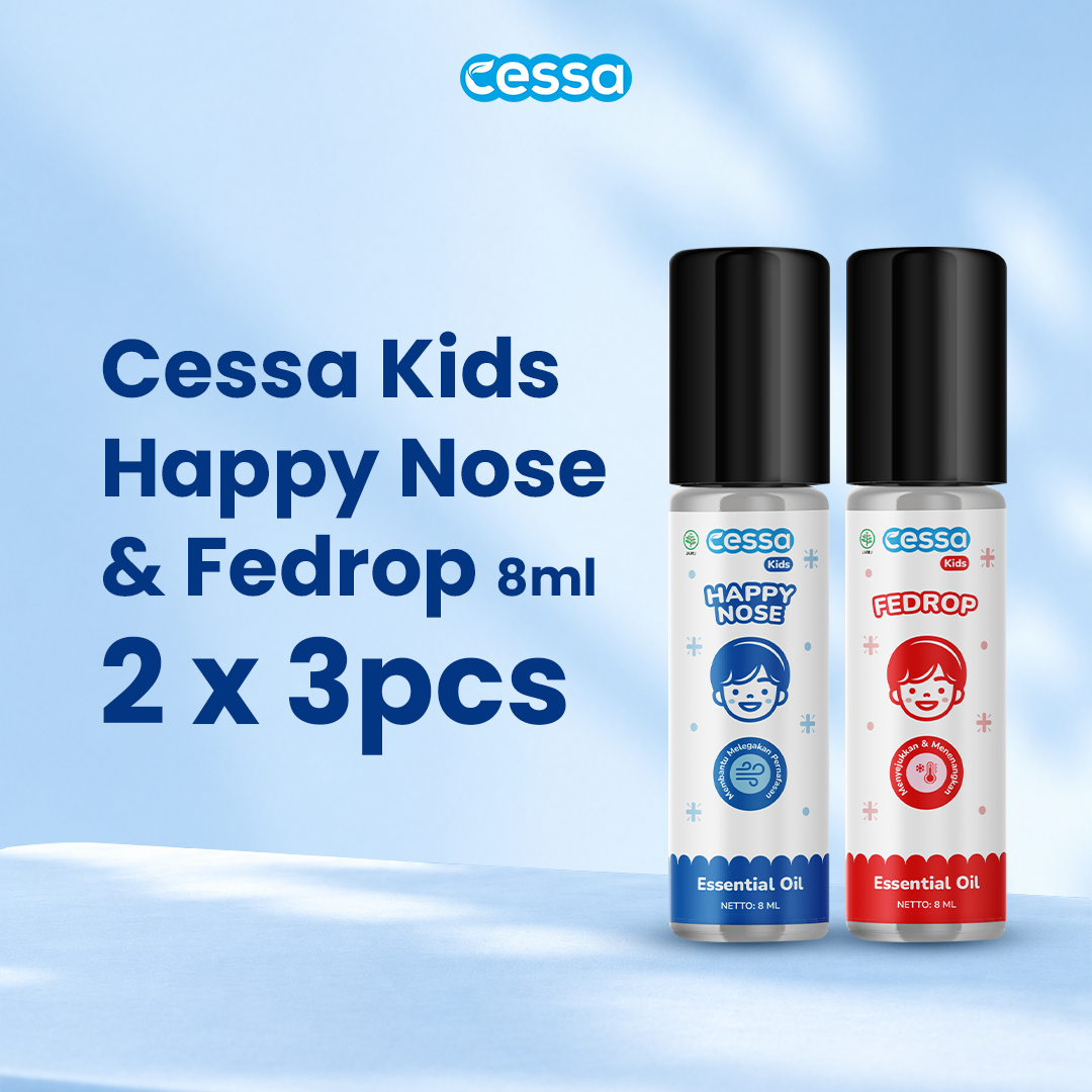 PAKET RESELLER - Cessa Kids Happy Nose & Fedrop 8 Ml 6 Pcs