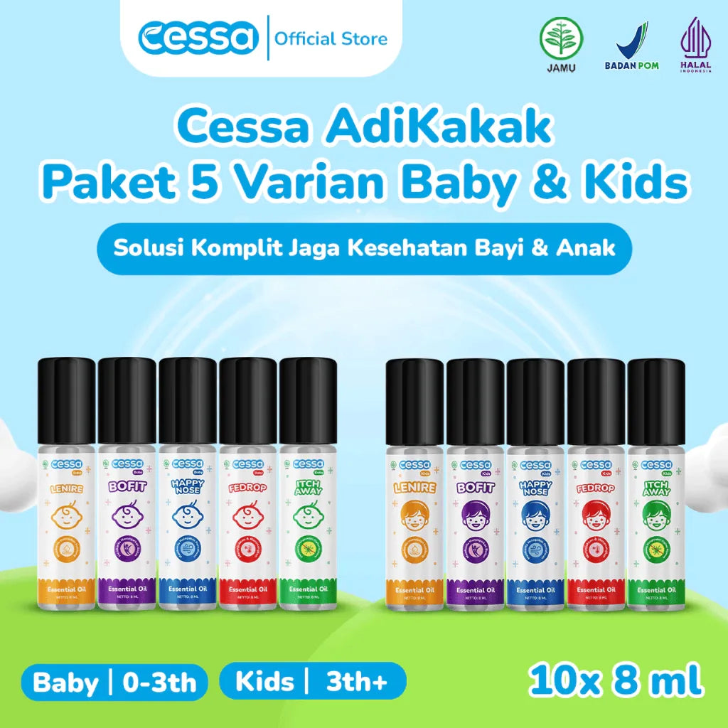 Cessa AdiKakak 5 varian Baby &  Kids Essential Oil