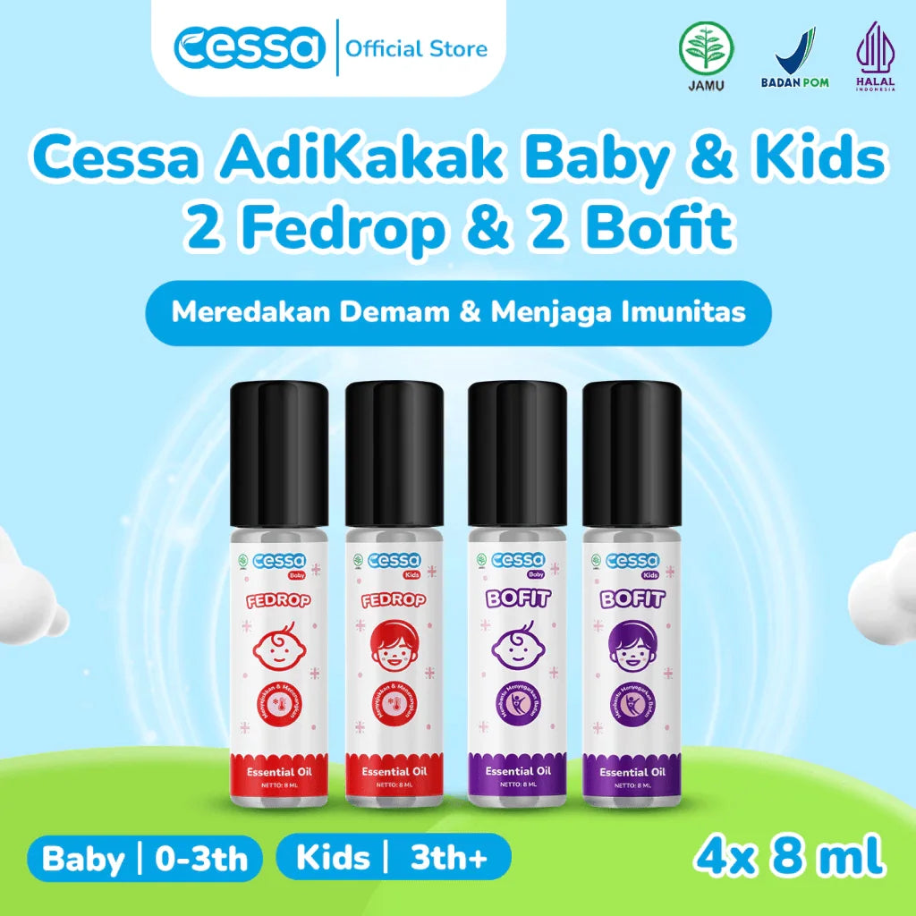 Cessa AdiKakak Baby &  Kids 2 Fedrop &  2 Bofit