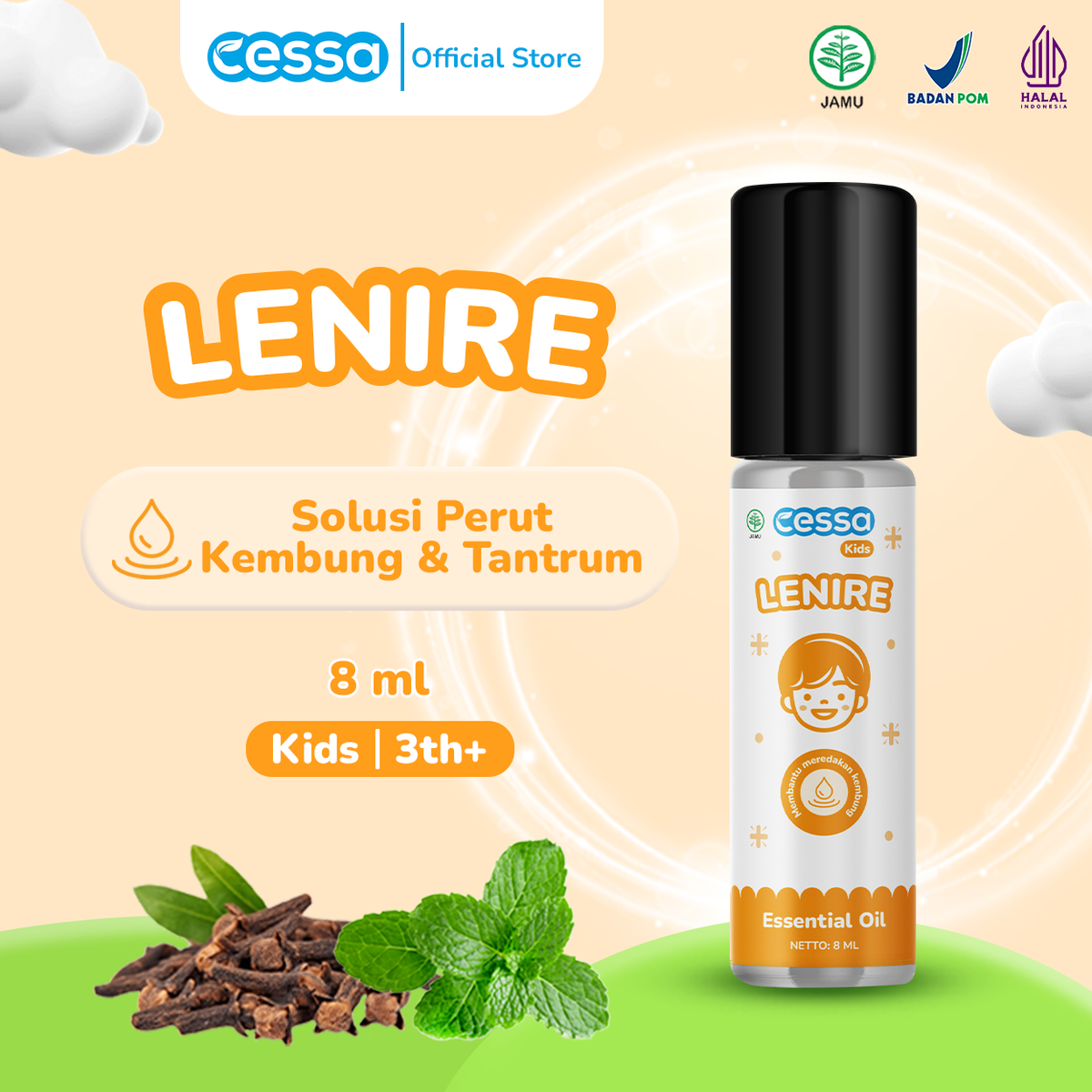 Cessa Kids Lenire - Essential Oil Menenangkan Anak Rewel