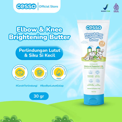 Cessa Elbow & Knee Brightening Butter - Efektif Mencerahkan Dan Menghidrasi Kulit