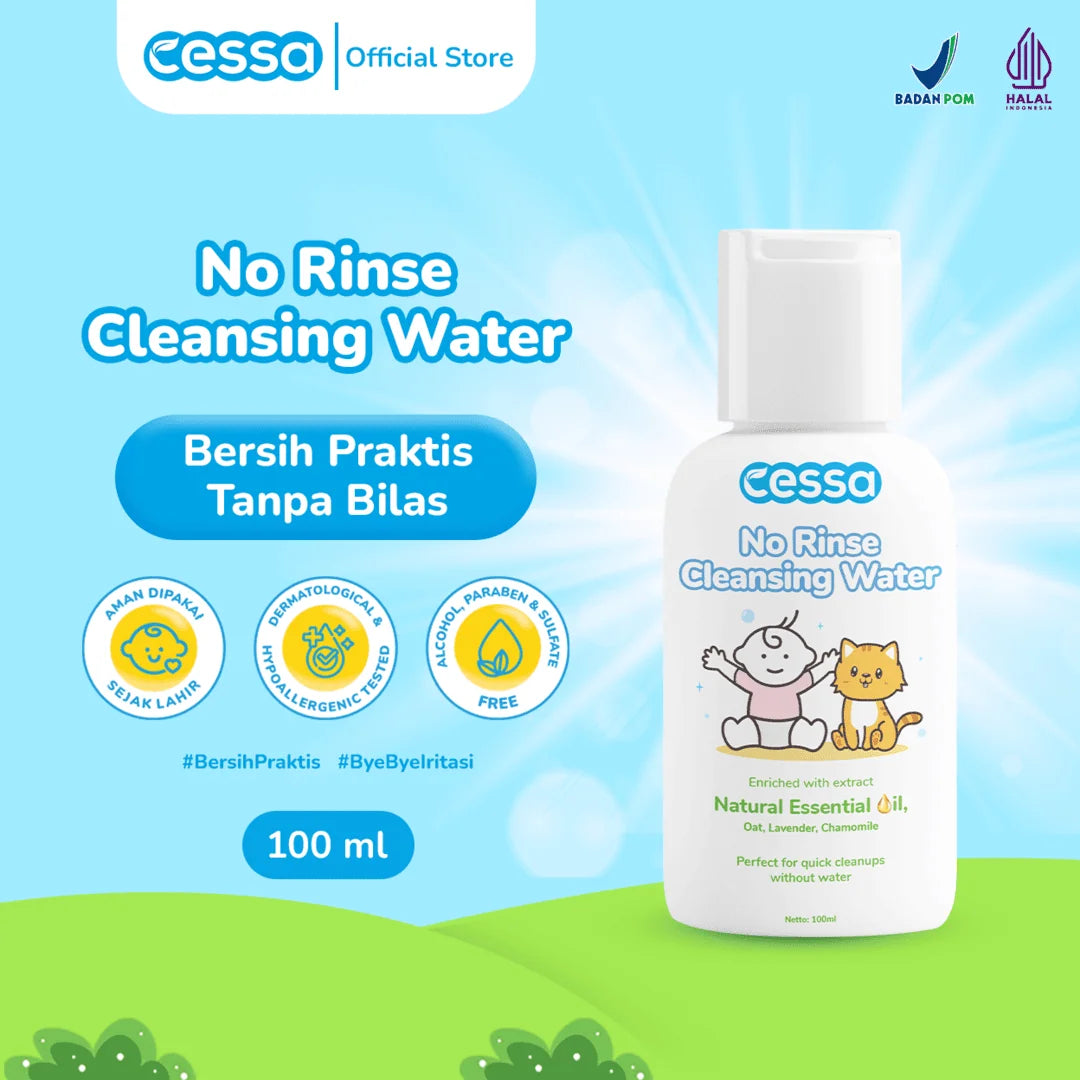 Cessa No Rinse Cleansing Water - Bersih Praktis