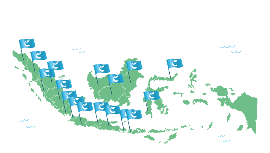 Indonesia Map Cessa