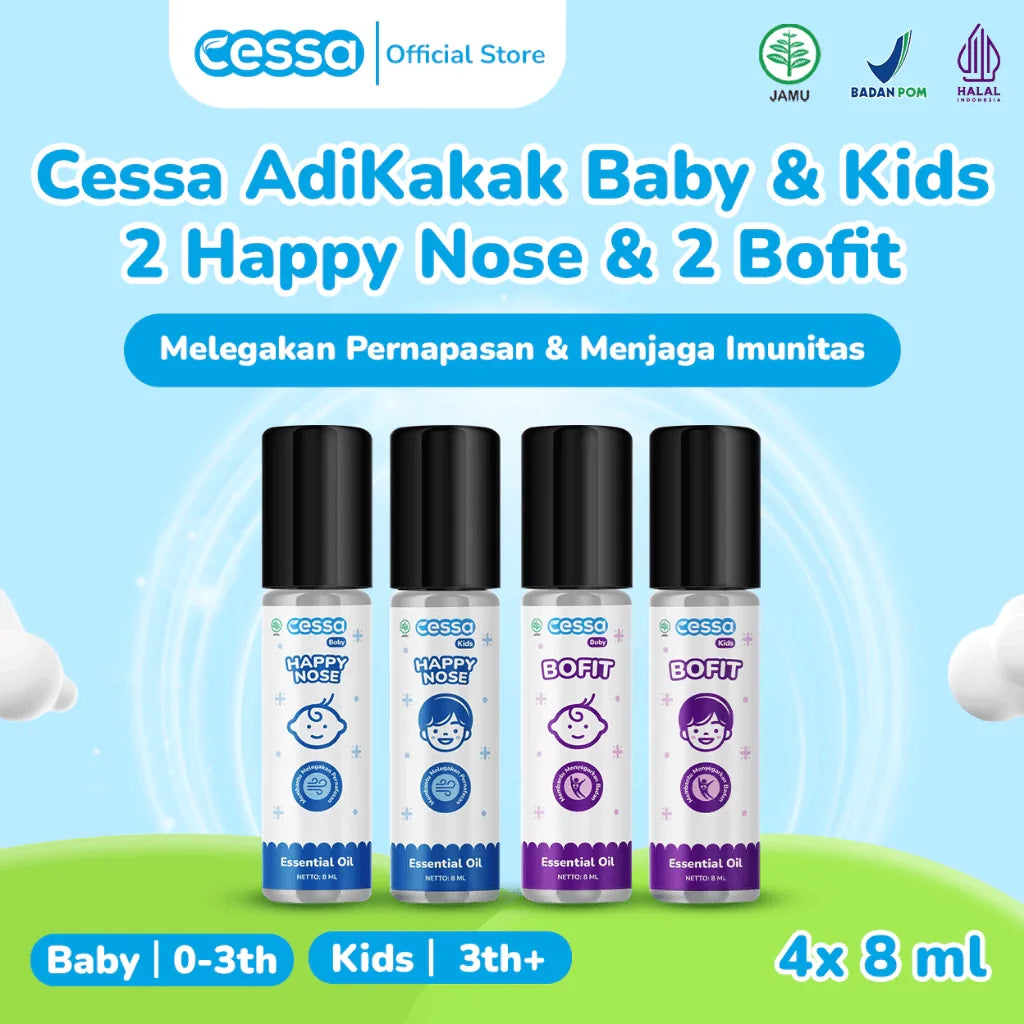 Cessa AdiKakak Baby &  Kids 2 Happy Nose &  2 Bofit