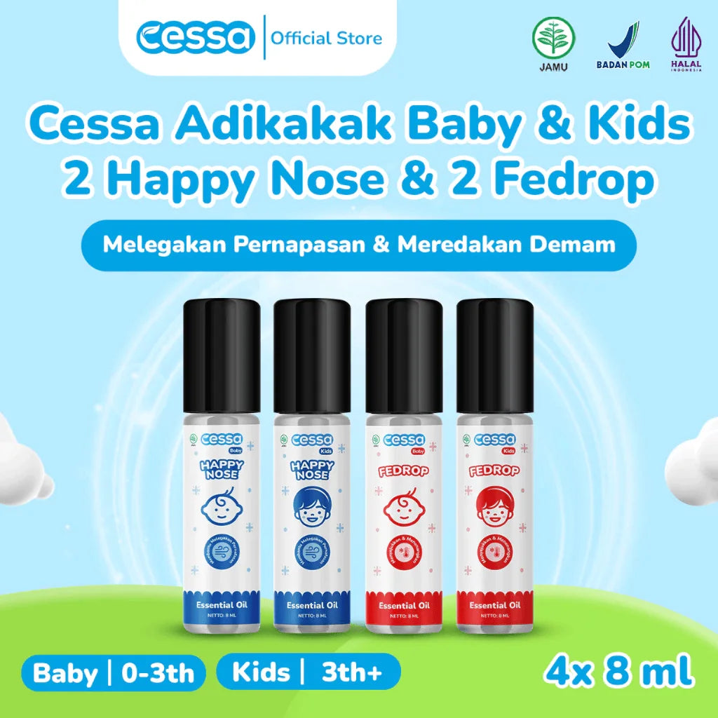 Cessa AdiKakak Baby &  Kids 2 Happy Nose &  2 Fedrop
