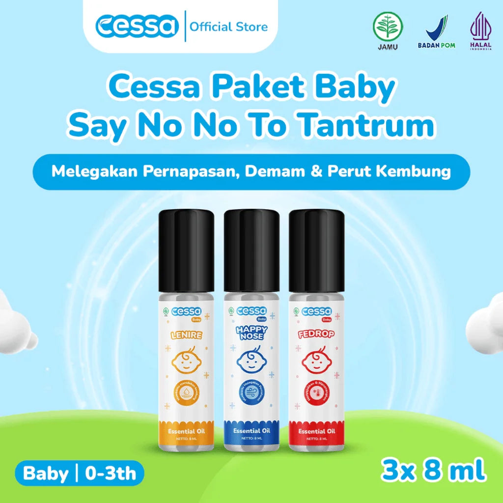 Cessa Baby Bundle Say No No Tantrum - Happy Nose, Fedrop, Lenire 8 Ml