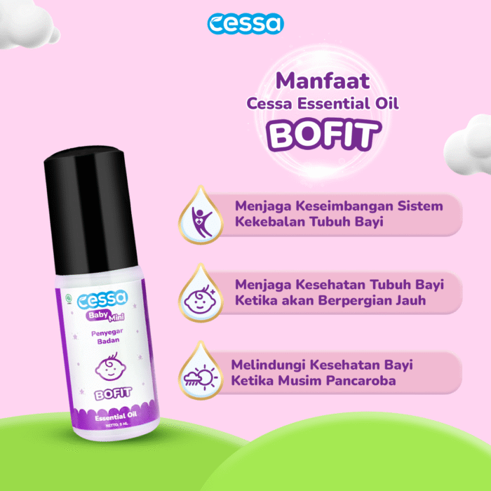 Cessa Baby Bofit 5 Ml - Natural Essential Menyegarkan Tubuh - Gambar 2