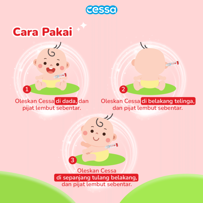 Cessa Baby Fedrop 5 Ml - Natural Essential Oil Menyejukkan & Menenangkan - Gambar 4