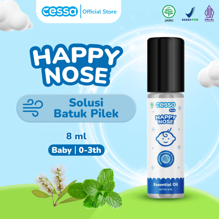 Cessa Baby Happy Nose - Natural Essential Oil Melegakan Pernapasan
