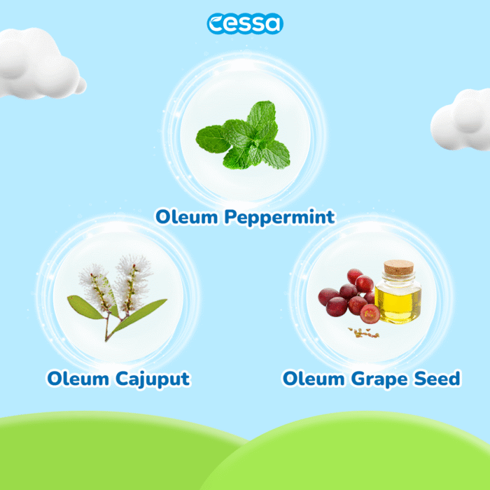 Cessa Baby Happy Nose - Natural Essential Oil Melegakan Pernapasan - Gambar 3