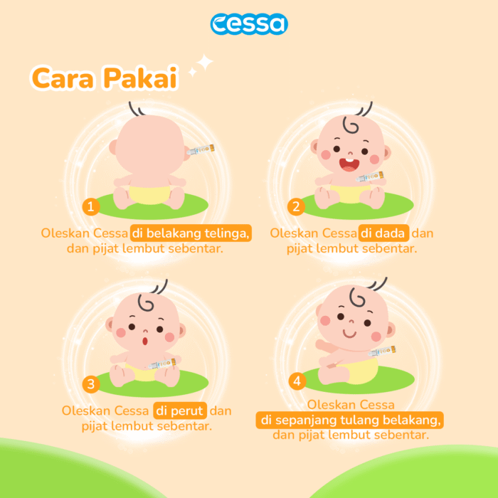 Cessa Baby Lenire - Natural Essential Oil Meredakan Perut Kembung/Mual - Gambar 4