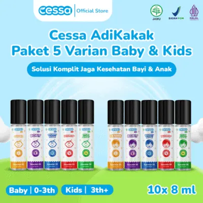 Cessa AdiKakak 5 varian Baby & Kids Essential Oil