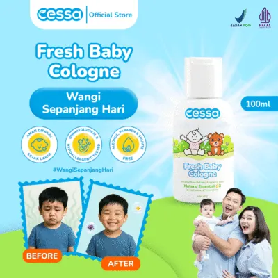 Cessa Fresh Baby Cologne 100 Ml - Perfume & Nourishing Skin Baby