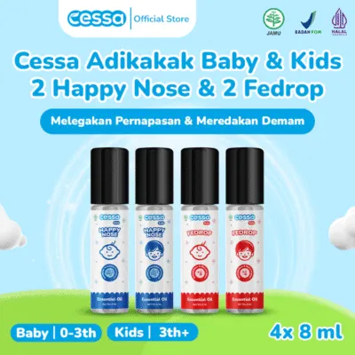 Cessa AdiKakak Baby & Kids 2 Happy Nose & 2 Fedrop