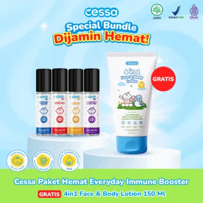 Cessa Paket Every Day Immune Booster Baby Free 4 in 1 Face & Body Lotion 150ml
