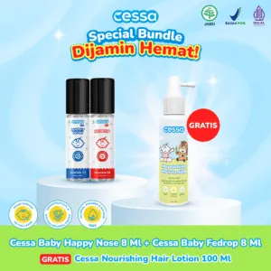 Buy 2 Get 3 - Cessa Baby Happy Nose 8 Ml + Cessa Baby Fedrop 8 Ml Free Cessa Nourishing Hair Lotion 100 Ml