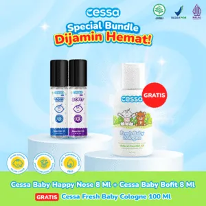 Buy 2 Get 3 - Cessa Baby Happy Nose 8 Ml + Cessa Baby Bofit 8 Ml Free Cessa Fresh Baby Cologne 100 Ml